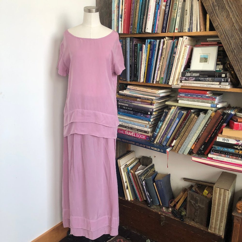 Beautiful Vintage Boho Blouse & Maxi Skirt Set